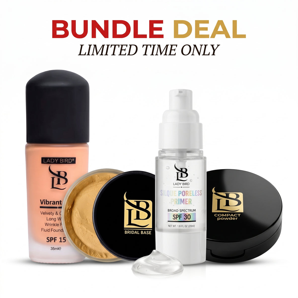 LB 4-in-1 Flawless Glow Makeup Bundle Deal (Limited Time Offer)