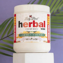 Herbal wax half kg jar with 200 grams extra total 700 grams