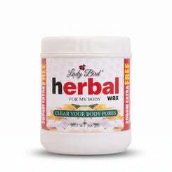 Herbal wax half kg jar with 200 grams extra total 700 grams - ladybirdcosmetic