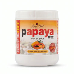 Half kg Papaya wax jar with 200 grams extra. Total 700 grams