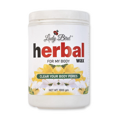 Jar of Lady Bird Herbal Wax on a white background