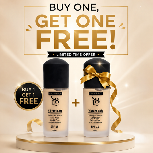 Vibrant Foundation  Buy 1 Get 1 Free