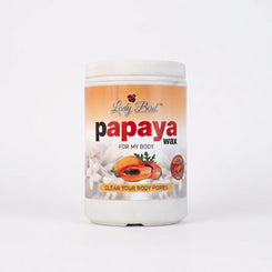 Papaya wax 1kg jar with 100 extra total 1100 grams - ladybirdcosmetic