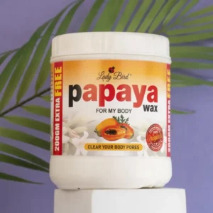 Papaya Wax - 500 G  +200G free +free wax strips